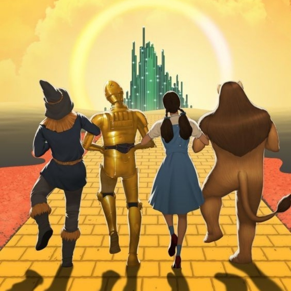 Follow the yellow brick road!